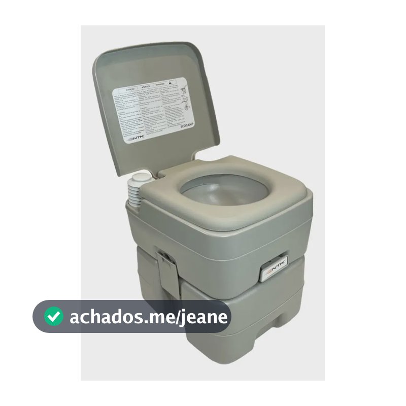 Vaso Sanitário Banheiro Portátil Químico Ecocamp 20l
