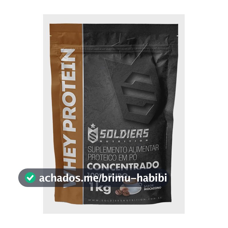 Whey Protein Concentrado 1Kg Sabor Mocaccino Soldiers Nutrition
