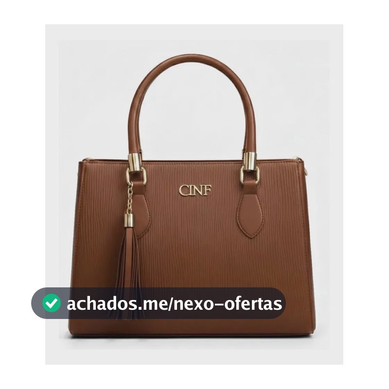 Bolsa Feminina Média Transversal Tote De Mão Cor Caramelo