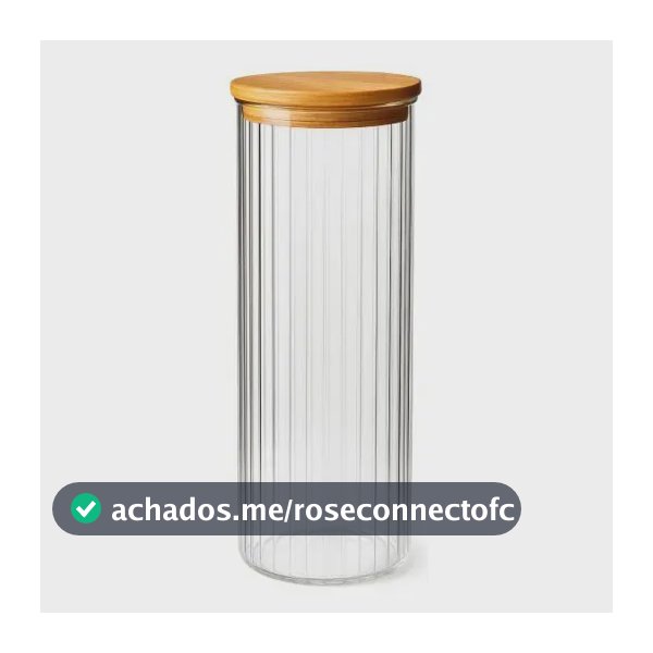 Pote Mantimentos Redondo Bambu Alice 1800ml Promointer Água