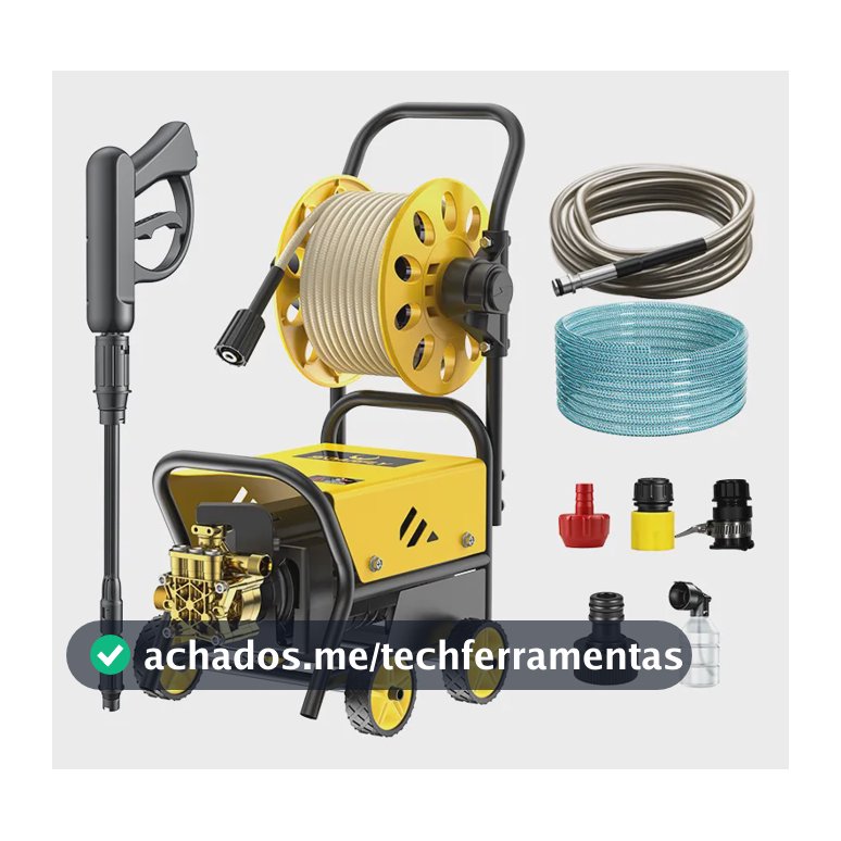 Soarfly Lavadora De Alta Pressão Portátil 12 L/min 2800 W Amarelo-1 127v