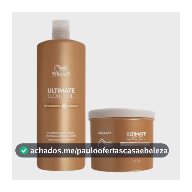 Kit Ultimate Luxe Oil Duo - Shampoo 1l + Máscara 500ml