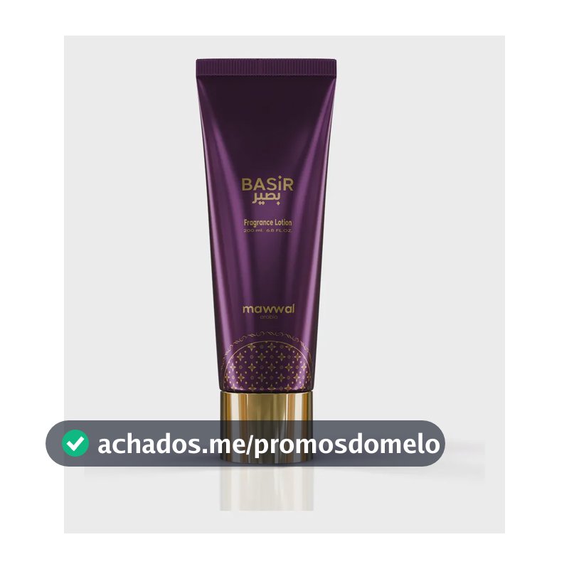 Creme Hidratante Basir Mawwal Arabia Original 200ml Basir