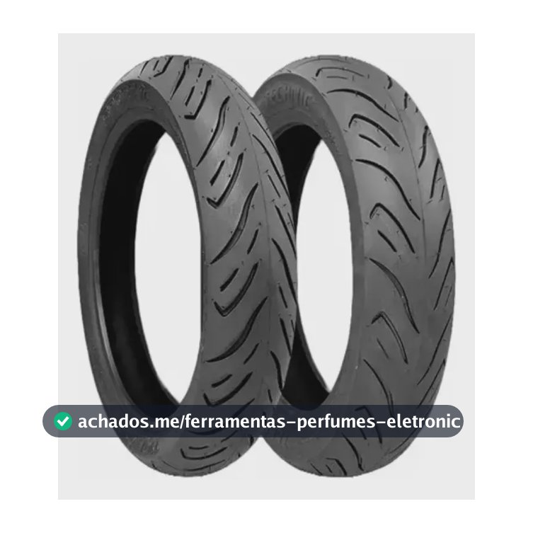 Pneu Factor Fan 80/100-18 + 90/90-18 Sport R Technic S/c