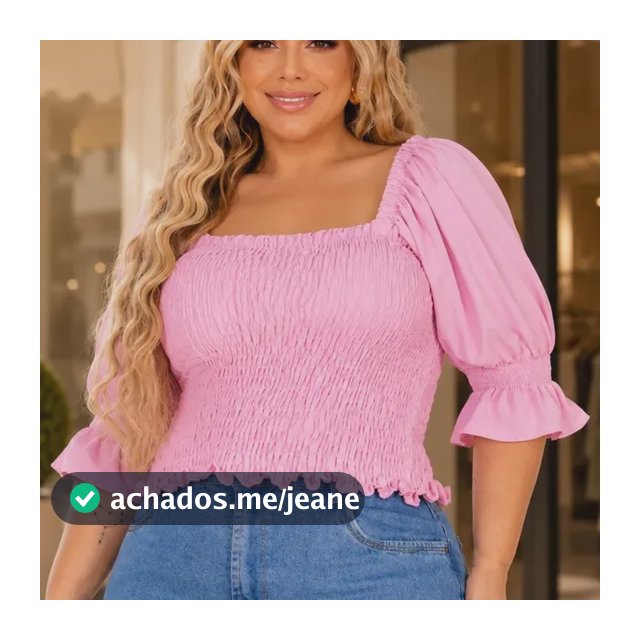 Blusa Feminina Plus Size Leve Confortavel Elegante Despojada