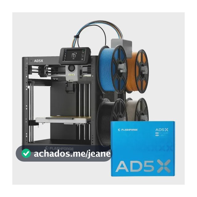 Impressora 3d Flashforge Ad5x Multicolorida Kit Fechamento
