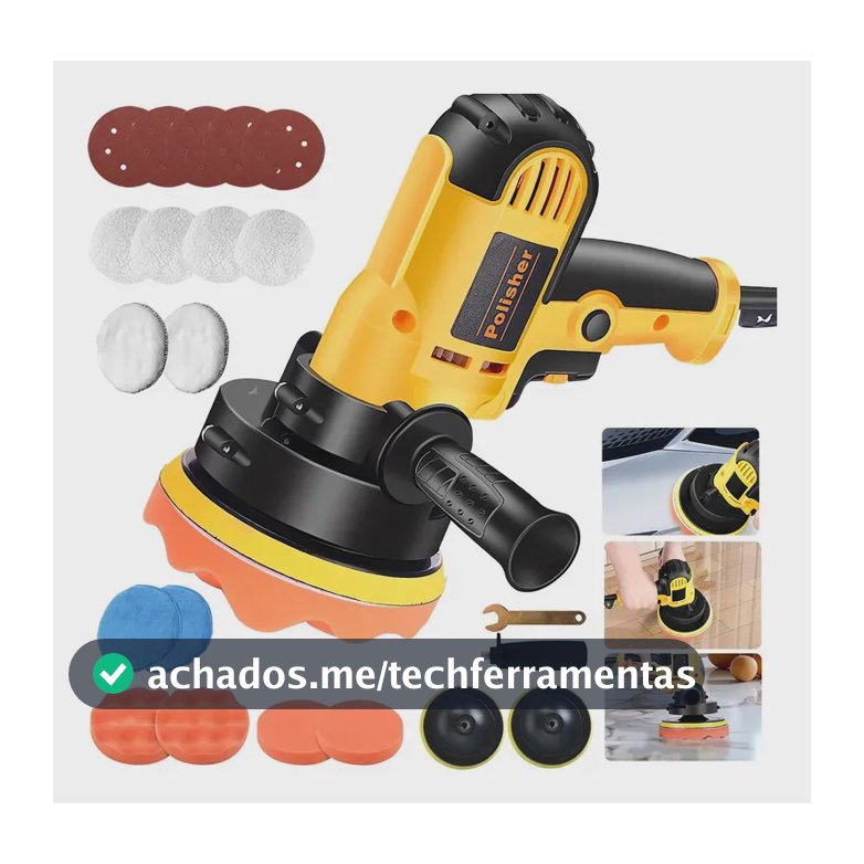 Politriz Elétrica Polidora Automotiva Lixadeira 1100w 110v