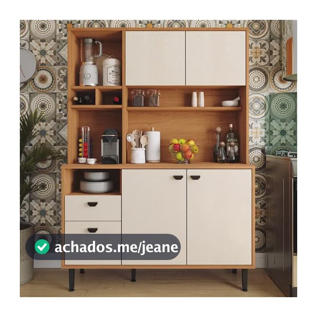 Armário De Cozinha Completa Veneza - 4 Portas 2 Gavetas