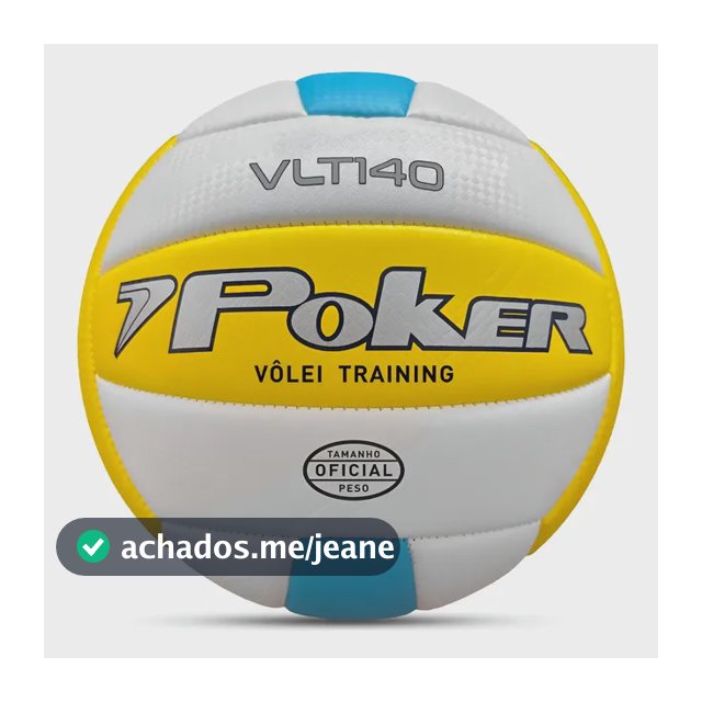 Bola De Vôlei Training Poker Voleibol Quadra Original