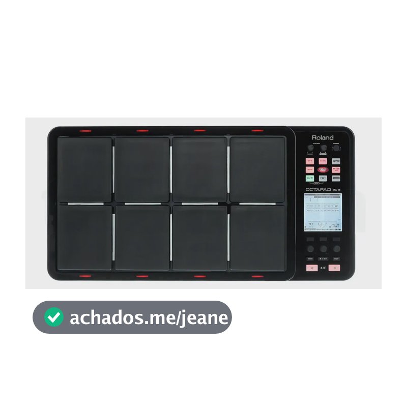 Pad De Efeitos Octapad Roland Spd30 Preto Percussão Digital