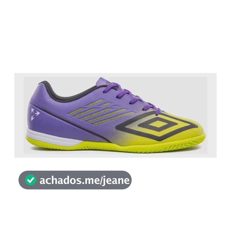 Chuteira Futsal  Velocita Decimo Club Umbro Verde Limão/electric Purple/preto 42 Br