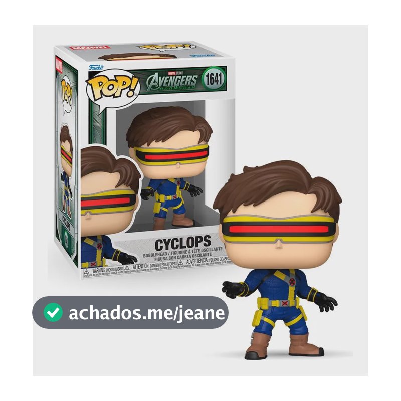 Boneco Funko Pop! Marvel Vingadores Dr Destino Ciclope