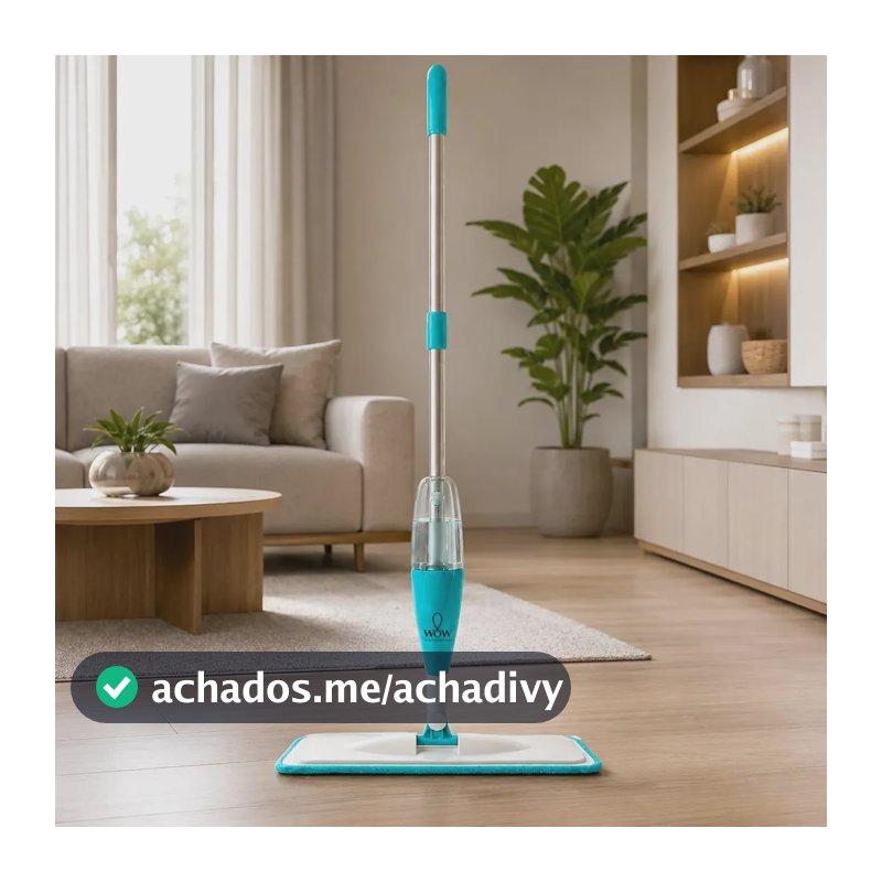 Mop Spray Com Reservatório Esfregão Vassoura Mágica Refil Wow World Of Wonders