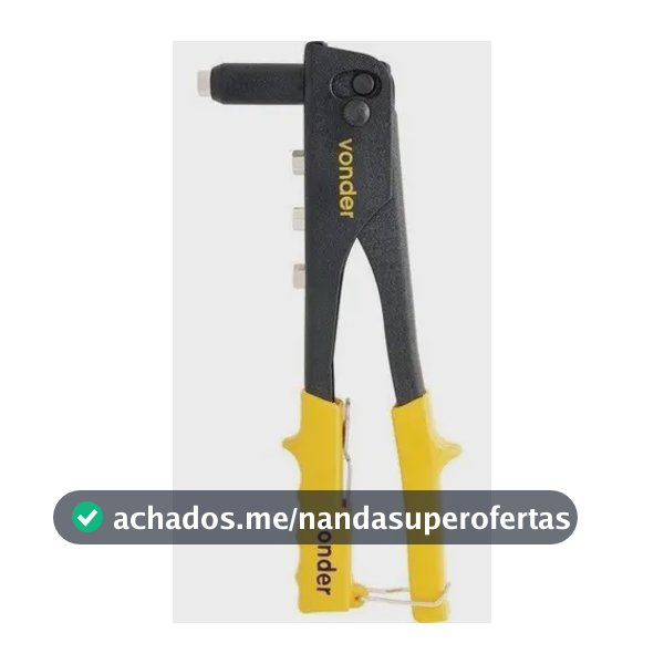 Rebitador Manual Vonder Profissional Rebitadeira Alicate 3581244800 Manual
