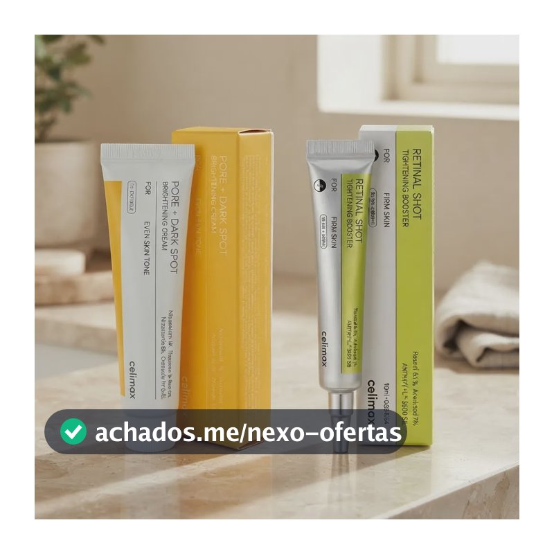 Kit Clareador E Anti-rugas: Firmeza E Poros Celimax Madura Dia/noite