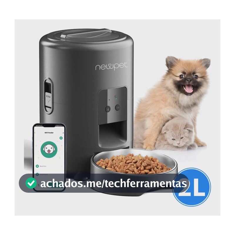 2l Alimentador Inteligente Comedouro Automático Pet Newpet