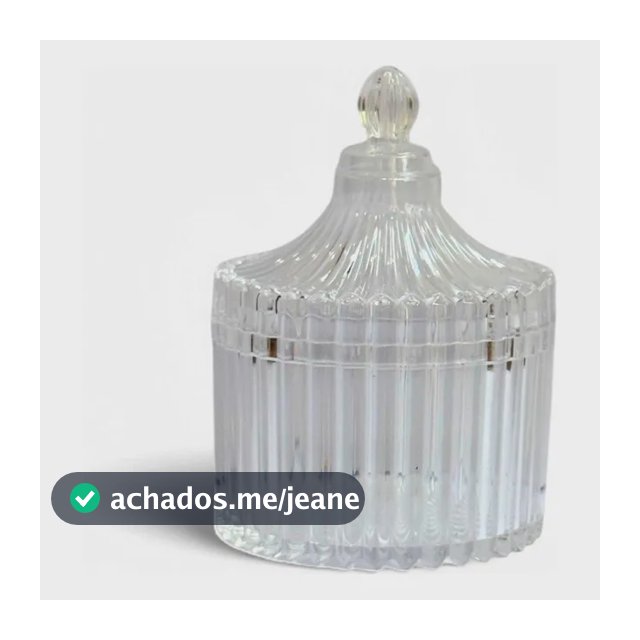 Kit 20 Peças Mini Potiche Acrílico Lembrancinha Bomboniere Branco
