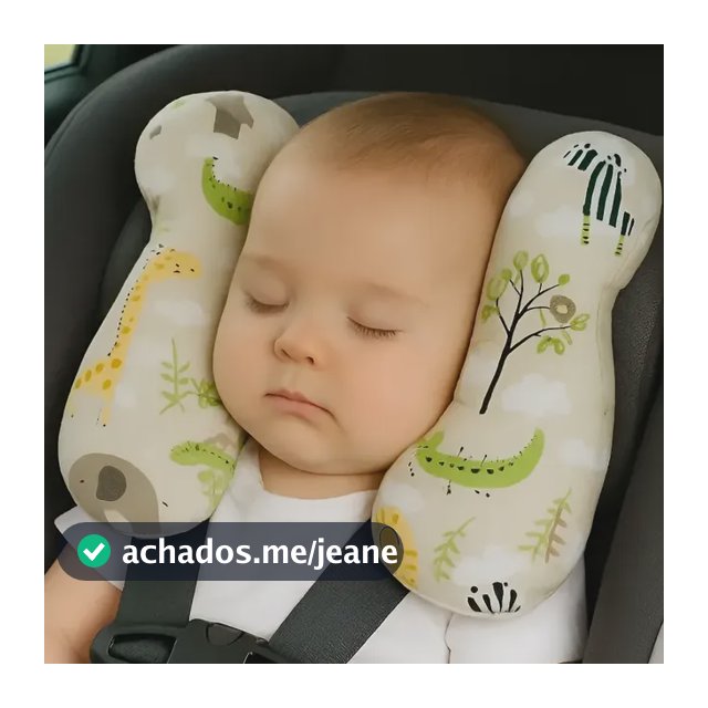 Almofada Pescoço Apoio De Cabeça Cadeirinha E Bebê Conforto
