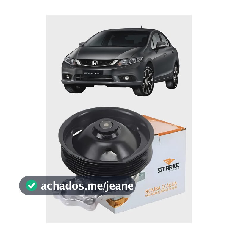 Bomba D'água Honda New Civic 2015/... 1.5 16v Turbo 15b7