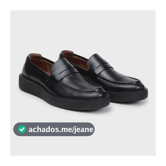 Sapato Masculino Loafer Boston Preto