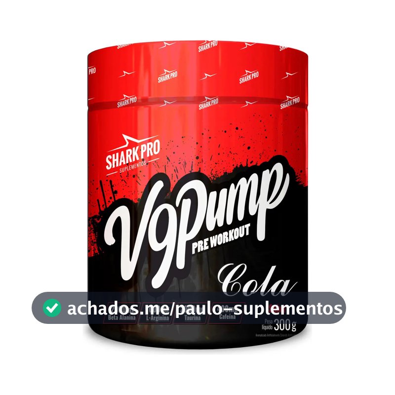 V9-pump Pre Workout - 300g Cola - Shark Pro