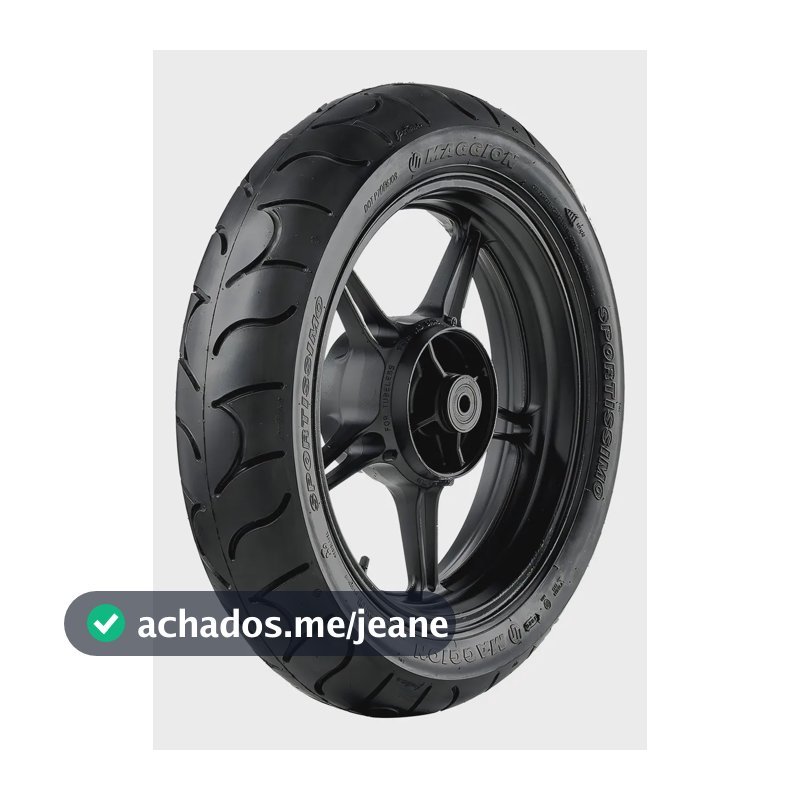 Pneu Dianteiro Moto Maggion Sportissimo tubeless 110/70-17 H 54 Sem câmara