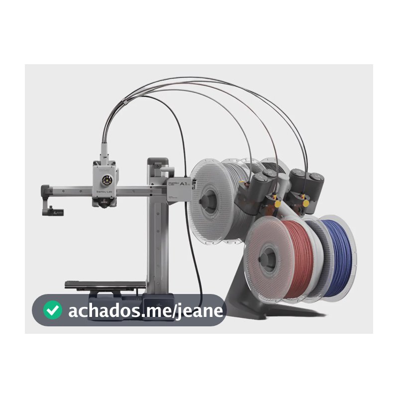 Impressora 3d Filamento Bambu Lab A1 Mini Combo 127v Space Grey