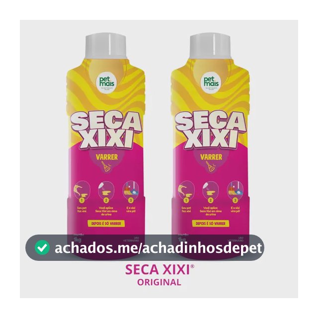 Kit 2 Und De Seca Xixi Varrer 1kg Petmais Para Cães & Gatos