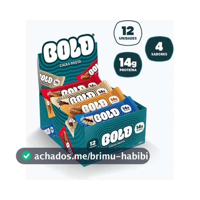 Bold Barra De Proteína 40g Caixa Mista 14g De Proteína