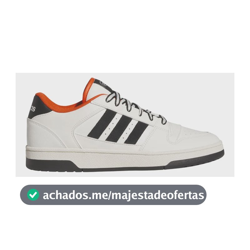 Tênis Masculino Break Start adidas Branco Liso 42 Br