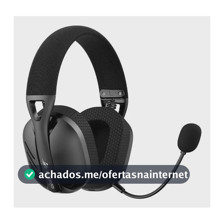 Headset Gamer Sem Fio Havit Fuxi H3 7.1 Surround Preto