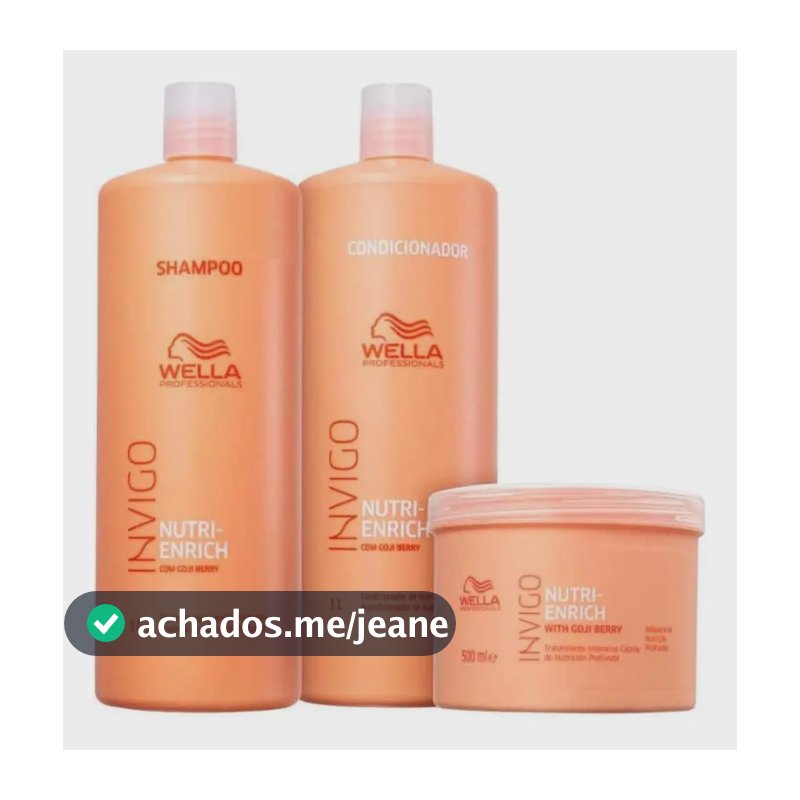 Kit Wella Profissionals Invigo Nutri Enrich (3 Produtos)