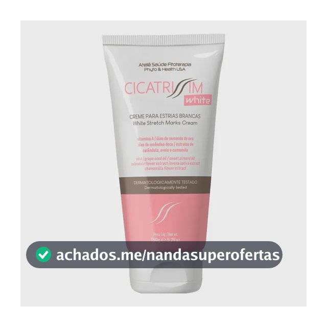 Creme para Estrias Brancas - Cicatrissim White 120g