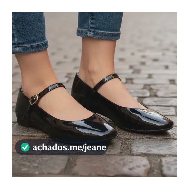 Sapatilha Feminina Mary Jane Boneca Bico Redondo Moda