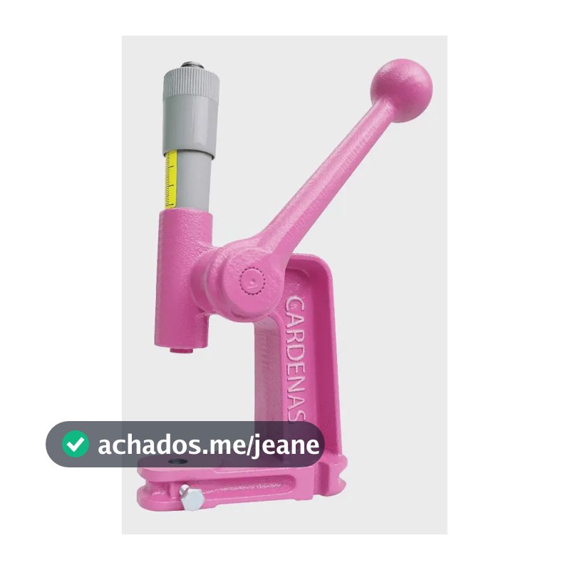 Prensa Manual Balancim 100 Lilas, P/ Aplicar Ilhos, Rebite