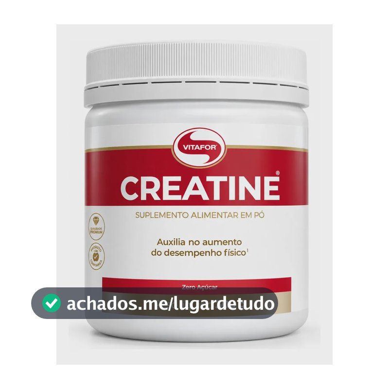 Creatina Vitafor em Pó 300g sem Sabor