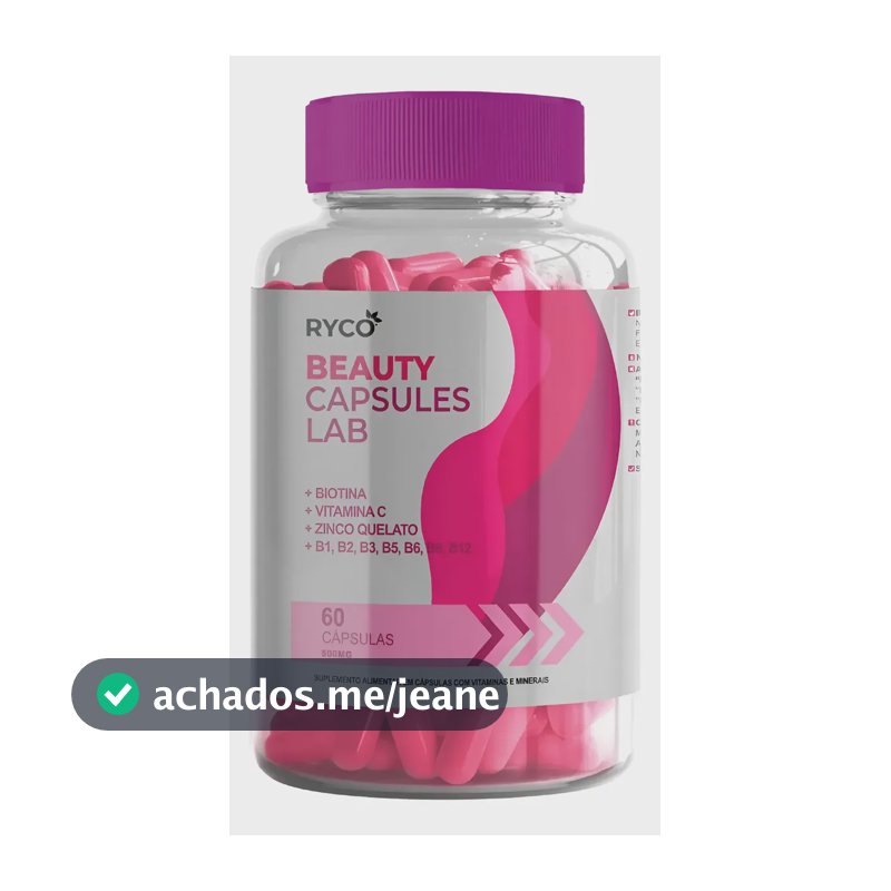 Biotina C/ B1 B2 B6 B12 Vitamina C Zinco Formula Pura 500mg Sem Sabor