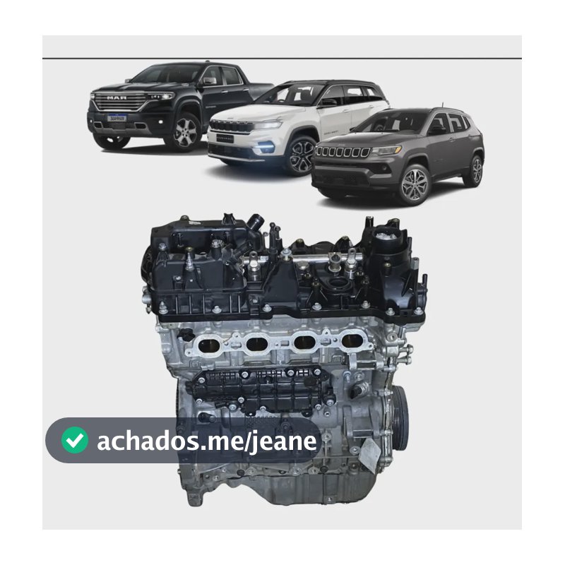 Motor Parcial Jeep Compass Commander Rampage 272cv 2.0 16v