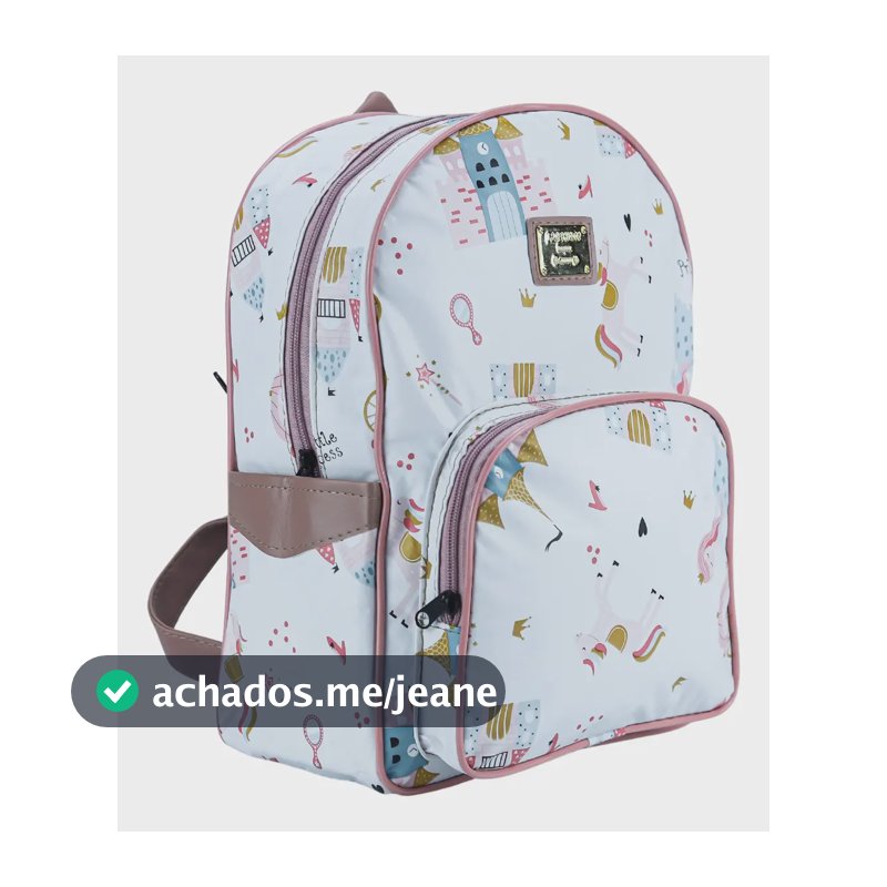 Mochila Maternidade Menino(a) Bolsa De Costas Passeio Creche Cor Ponei Desenho do tecido Desenho