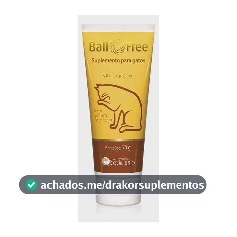 Ball Free Pasta Suplemento Para Gatos Agener União 70g