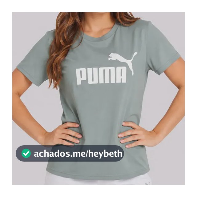 Camiseta Puma Ess No. 1 Logo Feminina Verde