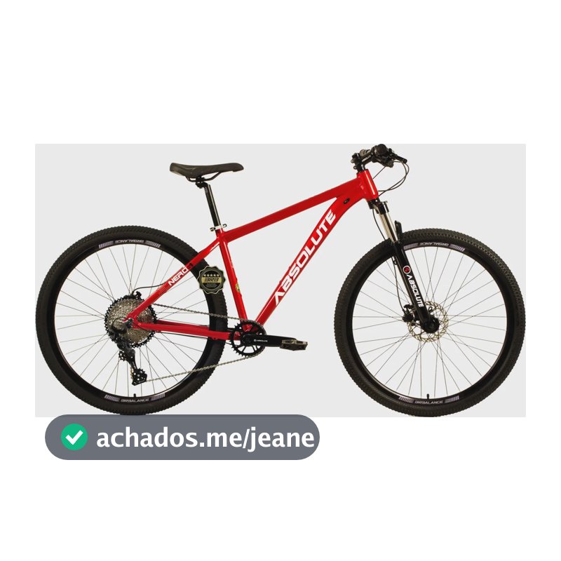 Bike 12v Aro 29 Absolute Nero 6 Freio Hidraulico Susp Trava Bordô 21