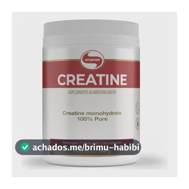 Creatina Monohidratada Creatine 300g Vitafor  Sem Sabor