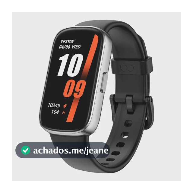 Relógio Inteligente Smart Band Sports E À Prova De Água Caixa Preto