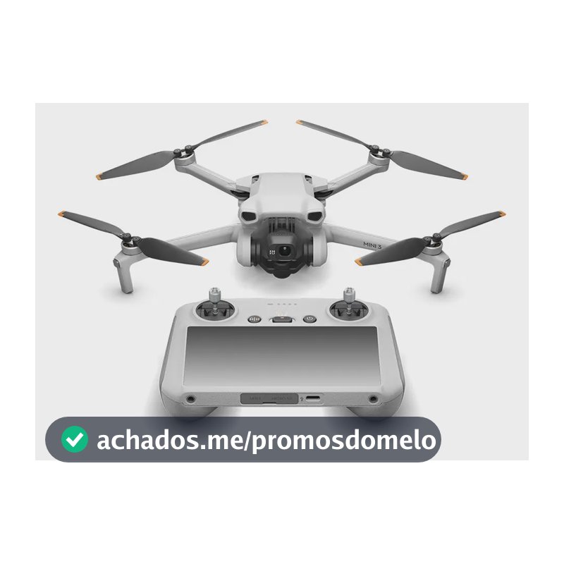 Drone Dji033 Mini 3 Fly More Combo (com Tela) Br Anatel Cinza
