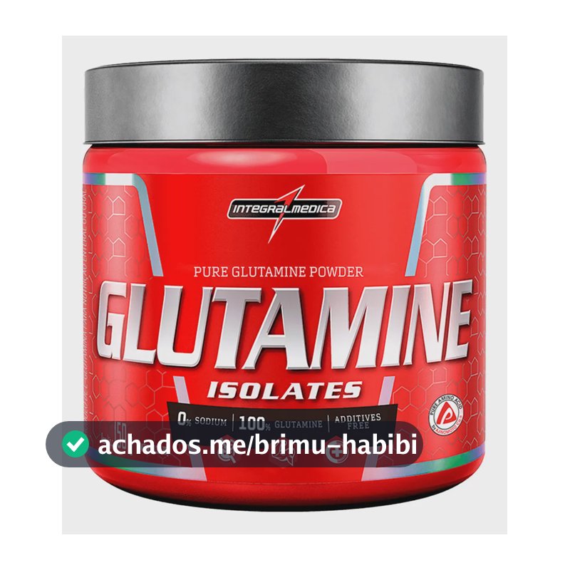 Glutamine L-Glutamina Isolada 100% Sem Sabor 150g Integralmédica