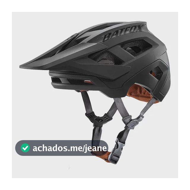 Capacete Ciclismo Mtb Batfox Adulto Com Viseira