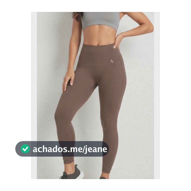 Calça Feminina Legging Lupo Max Fitness Poliamida Premium Castanho M