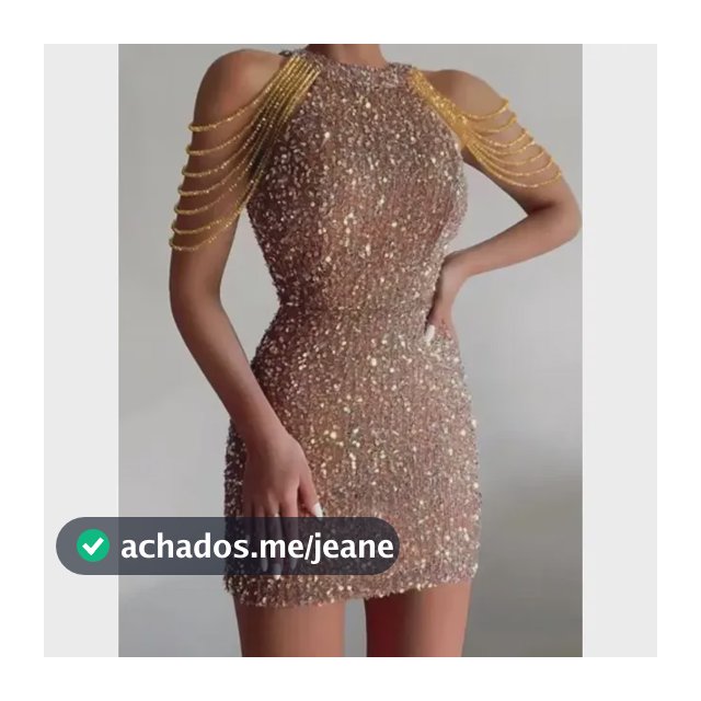 Fashion Vestido Sexy De Paetês E Borla Que Abraça O Quadril