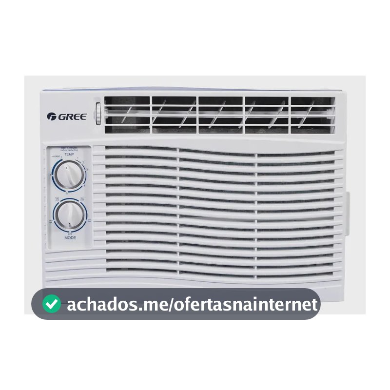 Ar Condicionado Janela Gree 7000 Btu/h Frio R32 Mecânico Gjc